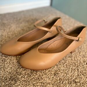Tan Dance or Character Capezio MaryJane Shoes